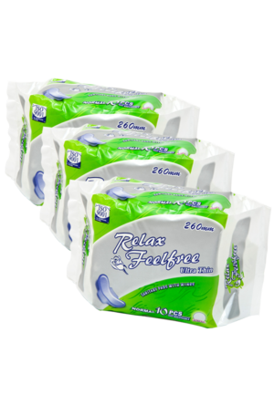 Σερβιέτες Relax Feelfree Normal Value Pack 3x10τμχ.