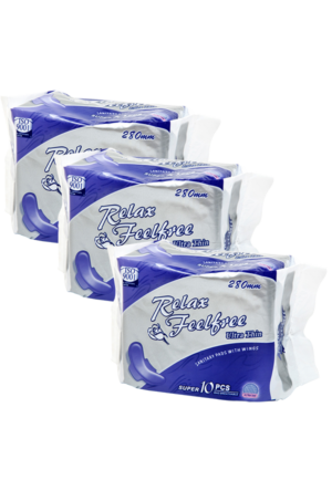 Σερβιέτες Relax Feelfree Super Value Pack 3x10τμχ.