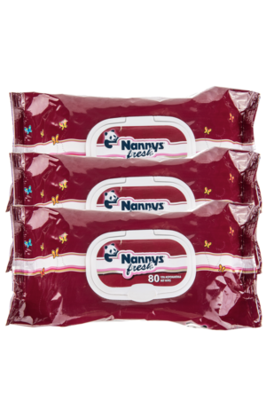 Μωρομάντηλα Nannys fresh Value Pack 3×80τμχ.