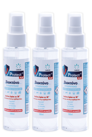 V Protect Plus Αντισηπτικό Χεριών Value Pack 3x100ml